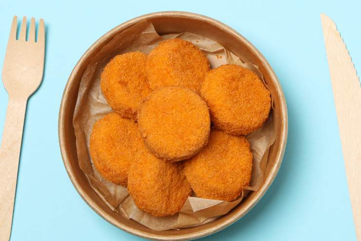 medaglioni di mozzarella fritta