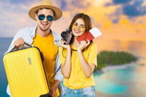 Uomo e donna, mare