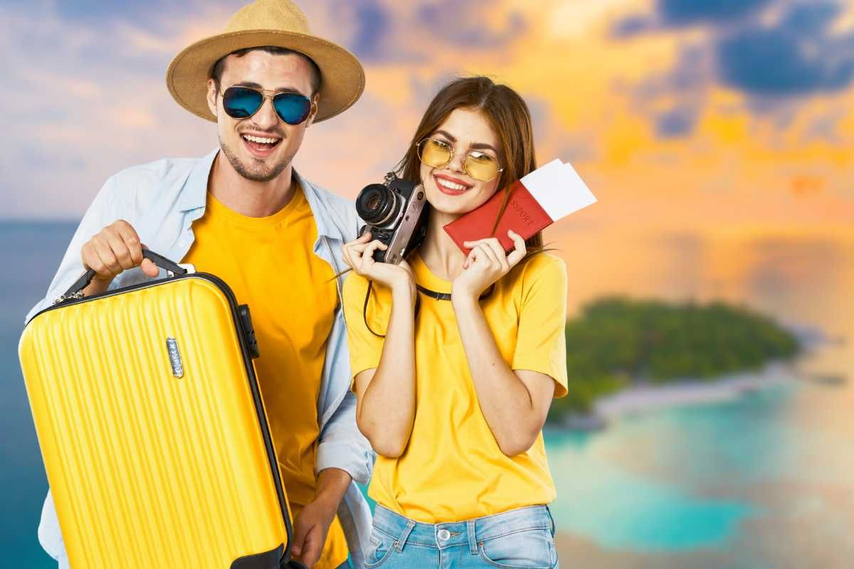 Uomo e donna, mare